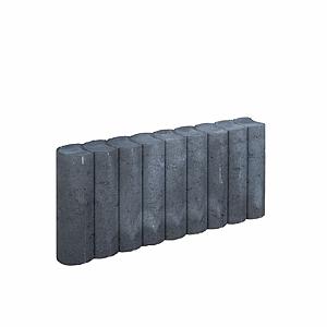 Rondo Palissadeband 50x25x8 cm Zwart