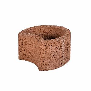 Moonflor Ø 35x20 cm Bruin