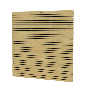 Tuinscherm Hillhout Flux Excellence 180x180 cm Recht Vuren Groen geïmpregneerd