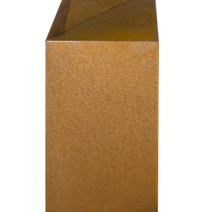 Cortenstaal overzetstuk hoek 20/20x45x15 cm tbv wallblock
