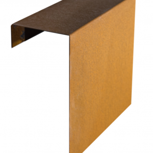 Cortenstaal overzetstuk 50x30x15 cm tbv wallblock