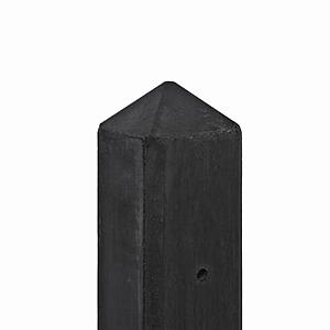 Betolux Beton-eindpaal met diamantkop 10x10x280 cm gecoat Antraciet