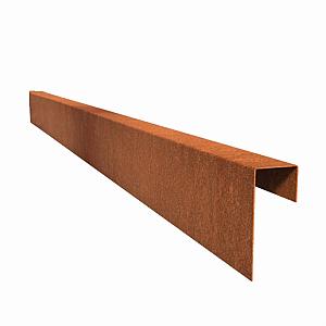 Cortenstaal U-profiel Opsluitband 60 6 x 20 x 100