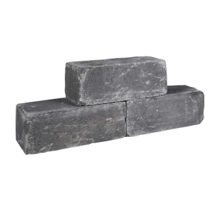 Palinoblock getrommeld 60x15x15 cm Antraciet
