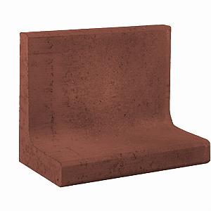 L-element 50x30x50 cm Corten/bruin
