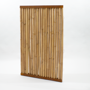 Bamboescherm licht 90x182cm  Cortenstaal