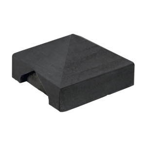 Betonafdekpet Reest antraciet gecoat diamantkop 14x14x5cm tussenmodel