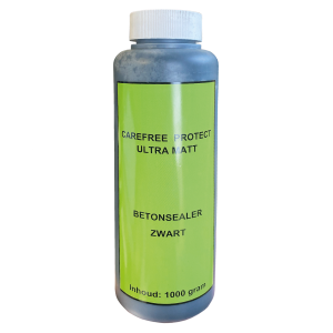 Betonschutting  betoncoating zwart 1 liter