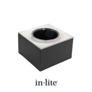 BOX 1,RVS, montagebox voor Ø 60 mm grondspots