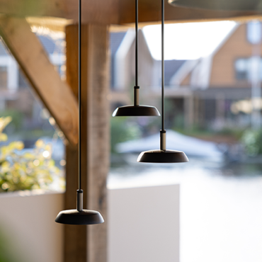 SWAY PENDANT 100-230V Black, zonder base