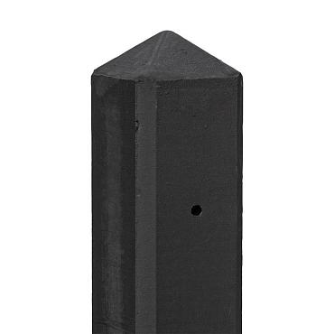 Betolux Beton-tussenpaal 180x10x10 cm ongecoat Antraciet