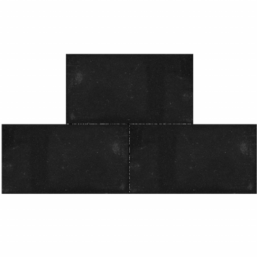 Betontegel 15x30x4,5 cm Zwart