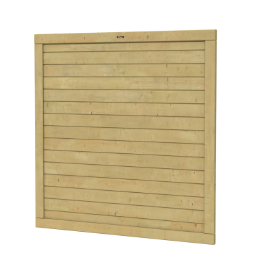 Tuinscherm Hillhout Basic 180x180 cm Recht Vuren Groen geïmpregneerd