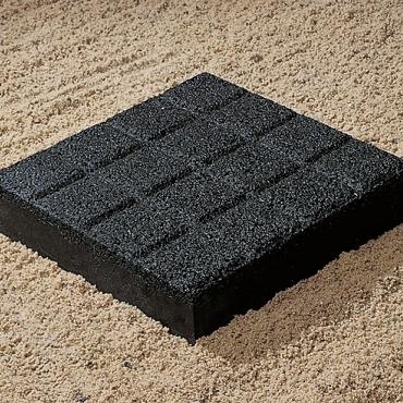 Gitruittegel 16 vaks 30x30 cm Zwart