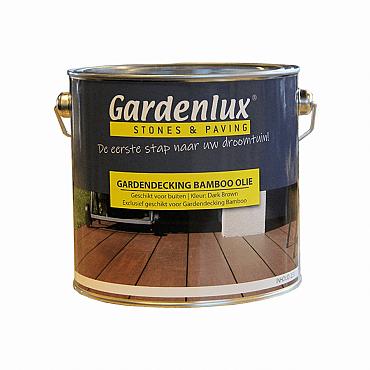 Bamboo olie 2,5 liter donkerbruin