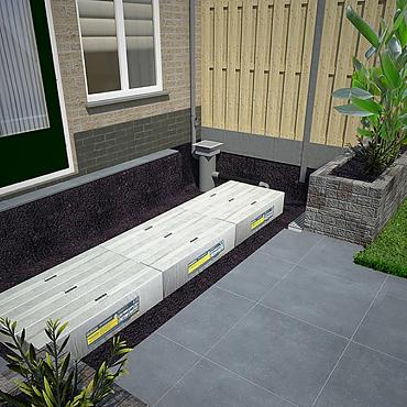 Hydroblob 120x30x33 cm (D112)