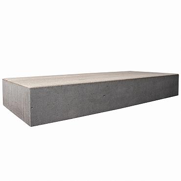 Traptrede Massief 100x40x18 cm Grijs