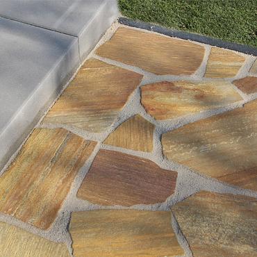 Traptrede Massief 100x40x18 cm Grijs