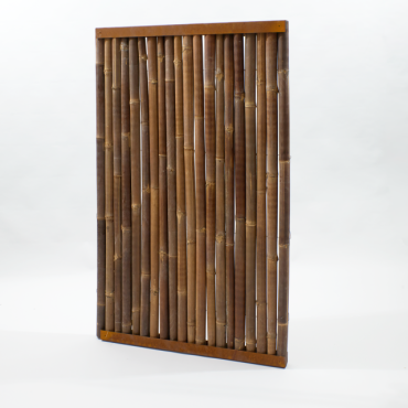 Bamboescherm donker 90x182cm  Cortenstaal