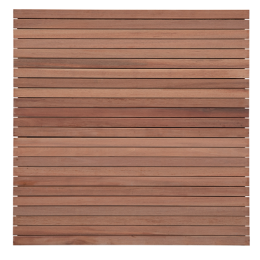 Tuinscherm Elegant 50 Keruing 180x180cm Premium