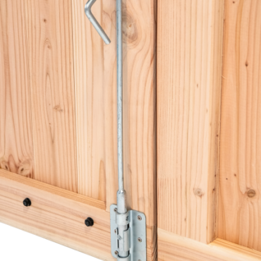 Douglas Deur incl. kozijn Dubbele klampdeur B1696x2021mm sponningmaat
