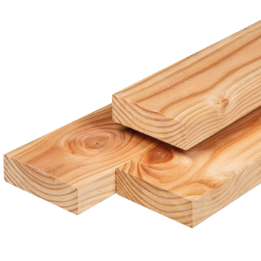 Ligger 4,5x14,5x400cm Lariks/Douglas gedroogd/geschaafd
