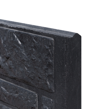 Beton-motiefplaat Reest 4,8x36x180 cm rotsmotief gecoat Antraciet