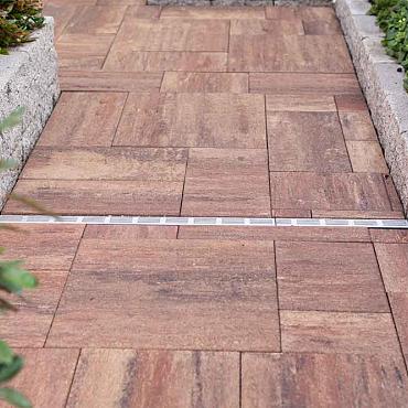Castello Blois 60x60x5 cm Bruin genuanceerd