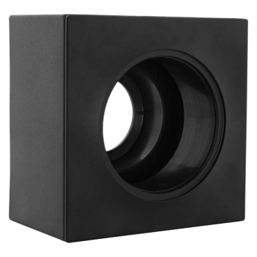 BOX 1, Black, montagebox voor  Ø 60 mm grondspots