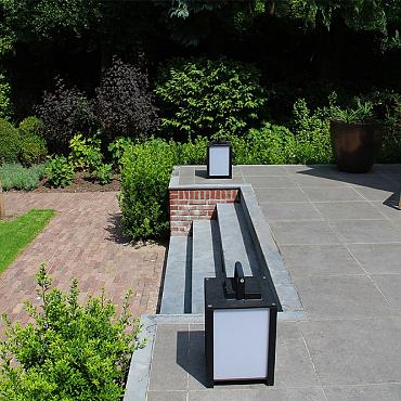 Hardsteen traptrede met facet Asian Bluestone 35x15x100 cm Blauw gezoet