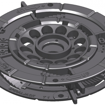 Tegeldrager Spirapave T12 verstelbaar 18-23 mm Zwart