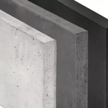Betonplaat glad 3,5x24x184 cm ongecoat Antraciet t.b.v. Sleufpaal