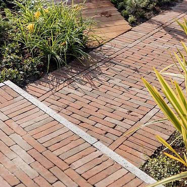 Oud Hollandse opsluitband 5x20x100 cm Grijs