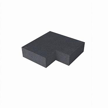 Oud Hollandse traptrede binnenhoek 60/60x37x15 cm Antraciet