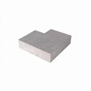 Oud Hollandse traptrede buitenhoek 60/60x40x20 cm Grijs