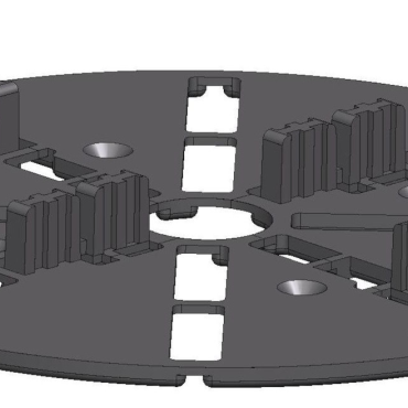 Tegeldrager Spacer 3 vast kunststof 0,4 cm