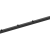 Hillfence metalen paal+aansluitingset afdekkap 6x4x160cm zwart