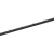 Hillfence metalen paal+aansluitingset afdekkap 6x4x240cm zwart