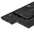 Zweeds rabat (17,5cm werkend) 400x19,5x1,1/2,7 cm Douglas Zwart gedompeld