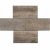 Strato Gent 25x50x6 cm Beige/bruin/grijs
