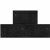 Betontegel 15x30x4,5 cm Zwart