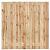Tuinscherm Idaho 19-planks 180x180 cm Grenen Groen geïmpregneerd