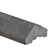 Betonafdekkap Schie antraciet diamantkop 180cm
