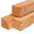 Paal 15x15x300 cm Lariks/Douglas ongedroogd/fijnbezaagd