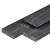 Blokhutprofiel 180x12,1x2,8 cm Vuren Zwart geïmpregneerd