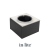 BOX 1,RVS, montagebox voor Ø 60 mm grondspots