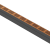 ACO Hexa Slim-line goot 6,5x10x100 cm Corten