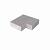 Oud Hollandse traptrede binnenhoek 60/60x37x15 cm Grijs