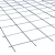 Bouwstaalmat 2x3m 0,4x15x15 Verzinkt