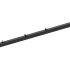 Hillfence metalen paal+aansluitingset afdekkap 6x4x160cm zwart